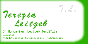 terezia leitgeb business card